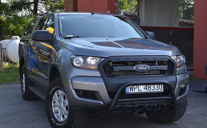 Ford Ranger cena 85000 przebieg: 132800, rok produkcji 2016 z Gąbin małe 326